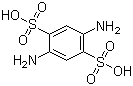 2,5-Diaminobenzene-1,4-disulphonic acid molecular structure (CAS 7139-89-1)