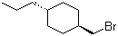 trans-1-(Bromomethyl)-4-propylcyclohexane molecular structure (CAS 71458-12-3)