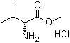 D-缬氨酸甲酯盐酸盐分子结构 (CAS 7146-15-8)