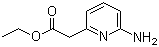 (6-氨基吡啶-2-基)乙酸乙酯分子结构 (CAS 71469-82-4)