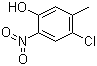 structure of CAS# 7147-89-9, 4-Chloro-3-methyl-6-nitrophenol;4-Chloro-5-methyl-2-nitrophenol; 4-Chloro-6-nitro-m-cresol