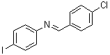 N-[(4-Chlorophenyl)methylene]-4-iodobenzenamine molecular structure (CAS 71511-62-1)