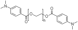 聚乙二醇二(对二甲基氨基苯甲酸)酯分子结构 (CAS 71512-90-8)