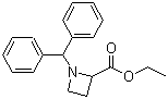 1-Benzhydrylazetidine-2-carboxylic acid ethyl ester molecular structure (CAS 71556-64-4)