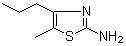 5-Methyl-4-propyl-2-thiazolamine molecular structure (CAS 716323-79-4)
