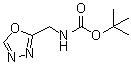 (1,3,4-Oxadiazol-2-ylmethyl)carbamic acid 1,1-dimethylethyl ester molecular structure (CAS 716329-43-0)