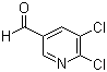 5,6-Dichloropyridine-3-carbaldehyde molecular structure (CAS 71690-05-6)