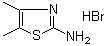 structure of CAS# 7170-76-5, 2-Amino-4,5-dimethylthiazole hydrobromide;4,5-dimethyl-1,3-thiazol-2-amine;hydrobromide