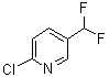 structure of CAS# 71701-99-0, 6-Chloro-3-(difluoromethyl)pyridine;2-Chloro-5-(difluoromethyl)pyridine