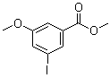 structure of CAS# 717109-27-8, 3-Iodo-5-methoxybenzoic acid methyl ester