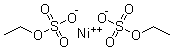 Sulfuric acid monoethyl ester nickel(2+) salt molecular structure (CAS 71720-48-4)
