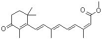 13-顺式-4-氧代维甲酸甲酯分子结构 (CAS 71748-57-7)