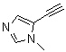 structure of CAS# 71759-92-7, 5-Ethynyl-1-methyl-1H-imidazole;5-Ethynyl-1-methylimidazole