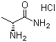 D-丙氨酰胺盐酸盐分子结构 (CAS 71810-97-4)