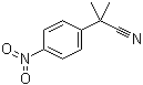 alpha,alpha-Dimethyl-4-nitrobenzeneacetonitrile molecular structure (CAS 71825-51-9)