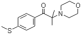 2-甲基-1-(4-甲硫基苯基)-2-吗啉基-1-丙酮分子结构 (CAS 71868-10-5)