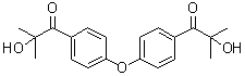 structure of CAS# 71868-15-0, 2-Hydroxy-1-[4-[4-(2-hydroxy-2-methylpropionyl)phenoxy]phenyl]-2-methylpropanone;Esacure KIP 160; Irgacure KIP 160