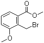 Methyl 2-bromomethyl-3-methoxybenzoate molecular structure (CAS 71887-28-0)