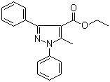 5-甲基-1,3-二苯基-1H-吡唑-4-甲酸乙酯分子结构 (CAS 7189-04-0)