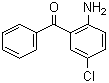 2-氨基-5-氯二苯甲酮分子结构 (CAS 719-59-5)