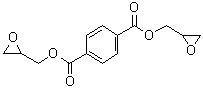 Bis(2,3-epoxypropyl) terephthalate molecular structure (CAS 7195-44-0)