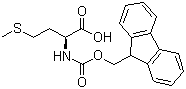 structure of CAS# 71989-28-1, Fmoc-L-Methionine;N-(9-Fluorenylmethoxycarbonyl)-L-methionine; Fmoc-Met-OH