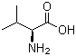 结构式 CAS# 72-18-4, L-缬氨酸; L-2-氨基-3-甲基丁酸