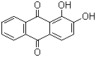 1,2-二羟基蒽醌分子结构 (CAS 72-48-0)