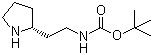 [2-(2R)-2-Pyrrolidinylethyl]carbamic acid tert-butyl ester molecular structure (CAS 720000-05-5)