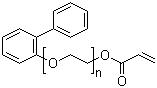 聚乙二醇邻苯基苯醚丙烯酸酯分子结构 (CAS 72009-86-0)