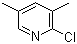 3,5-二甲基-2-氯吡啶分子结构 (CAS 72093-12-0)