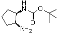 ((1R,2S)-2-Aminocyclopentyl)carbamic acid tert-butyl ester molecular structure (CAS 721395-15-9)