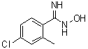 4-Chloro-N-hydroxy-2-methylbenzamidine molecular structure (CAS 721450-66-4)