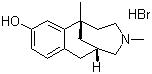 Eptazocine hydrobromide molecular structure (CAS 72150-17-5)