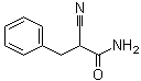 alpha-氰基苯丙酰胺分子结构 (CAS 7216-46-8)