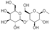 甲基 4-O-beta-D-半乳糖基-beta-D-吡喃葡萄糖苷分子结构 (CAS 7216-69-5)