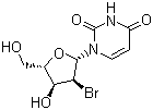 2'-溴-2'-脱氧尿苷分子结构 (CAS 72218-68-9)