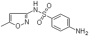 磺胺甲恶唑分子结构 (CAS 723-46-6)