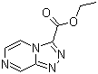 结构式 CAS# 723286-67-7, 1,2,4-三唑并[4,3-a]吡嗪-3-羧酸乙酯