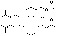 4-(4-Methyl-3-penten-1-yl)-3-cyclohexene-1-methanol 1-acetate molecular structure (CAS 72403-67-9)