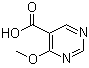 4-甲氧基-5-嘧啶羧酸分子结构 (CAS 72411-89-3)