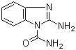 2-Amino-1H-benzimidazole-1-carboxamide molecular structure (CAS 72431-61-9)