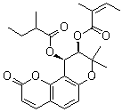 白花前胡素 E分子结构 (CAS 72463-77-5)