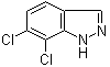 6,7-二氯吲唑分子结构 (CAS 72521-01-8)