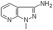 1-Methyl-1H-pyrazolo[3,4-b]pyridin-3-ylamine molecular structure (CAS 72583-83-6)