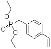 4-Vinylbenzylphosphonic acid diethyl ester molecular structure (CAS 726-61-4)