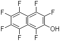 七氟-2-萘酚分子结构 (CAS 727-49-1)