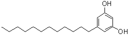 5-Dodecyl-1,3-benzenediol molecular structure (CAS 72707-60-9)