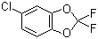 structure of CAS# 72769-08-5, 5-Chloro-2,2-difluoro-1,3-benzodioxole;5-Chloro-2,2-difluoro-benzo[1,3]dioxole