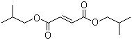 结构式 CAS# 7283-69-4, 二异丁基富马酸酯; 富马酸二异丁酯